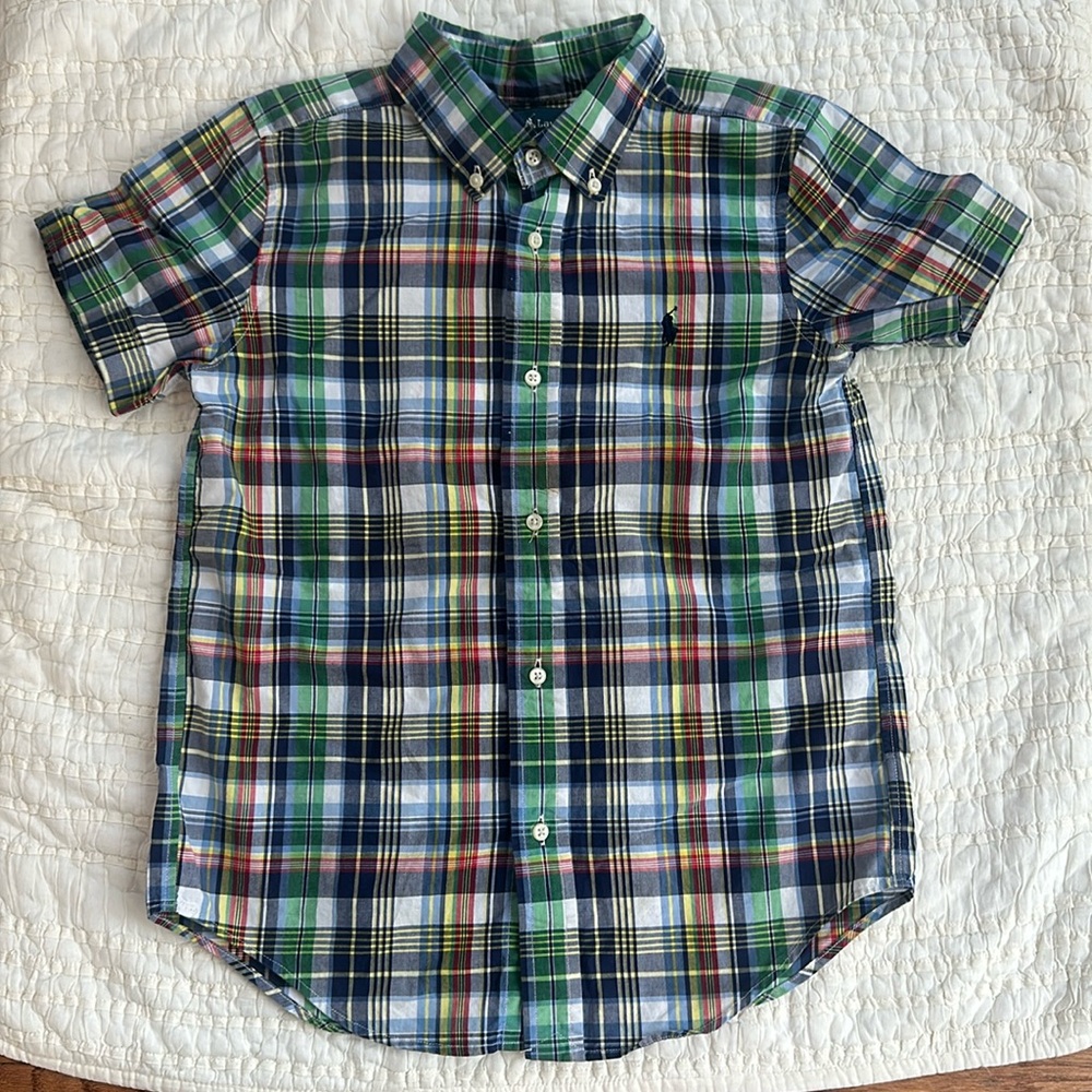 Ralph Lauren Plaid Button Down Shirt